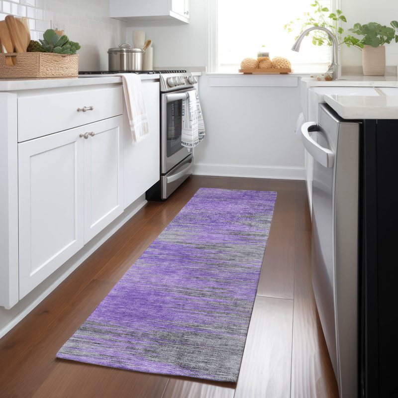 Tapis intérieur / extérieur Malchow avec envers antidérapant, Tapis de couloir 2 pi 3 po x 7 pi 6 po