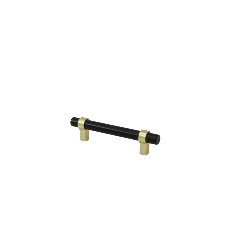 Admira 3 3/4" Center Bar Pull Multipack, Black/Gold
