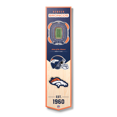NFL 3D 8x32 Stadiumview Banner