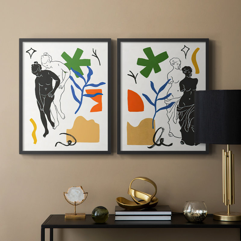 Starry Venus III - reproduction encadrée de qualité supérieure - prête à être accrochée - aucun clou requis - aucun clou requis