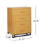 Commode 4 tiroirs l 31,15 po Courtnee-646610185