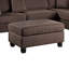 Canapé et chaise longue réversible avec repose-pieds Safeer-29210449