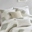Ensemble d'édredon en chenille 100% coton Tahli-415762010-418759528
