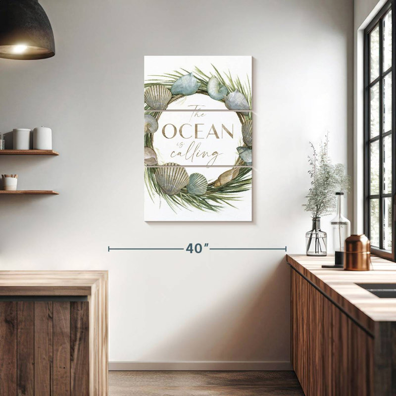 Couronne Tergel The Ocean Calling, H 38 po x l 24 po