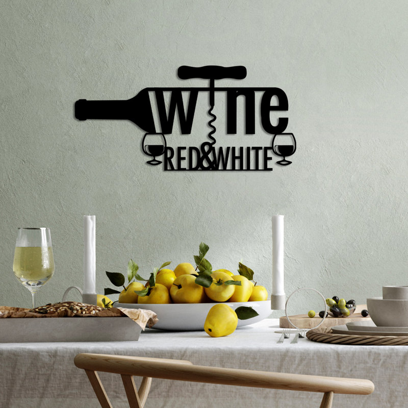 Stylish Black Decorative Metal Wall Accessory, 22.8 x 10.6 inches | 100% Metal Construction, Thickness: 0.06 inches | Lightweight Design at 1.2 lbs | Perfect for Home Decor & Modern Aesthetics, Durable & Chic