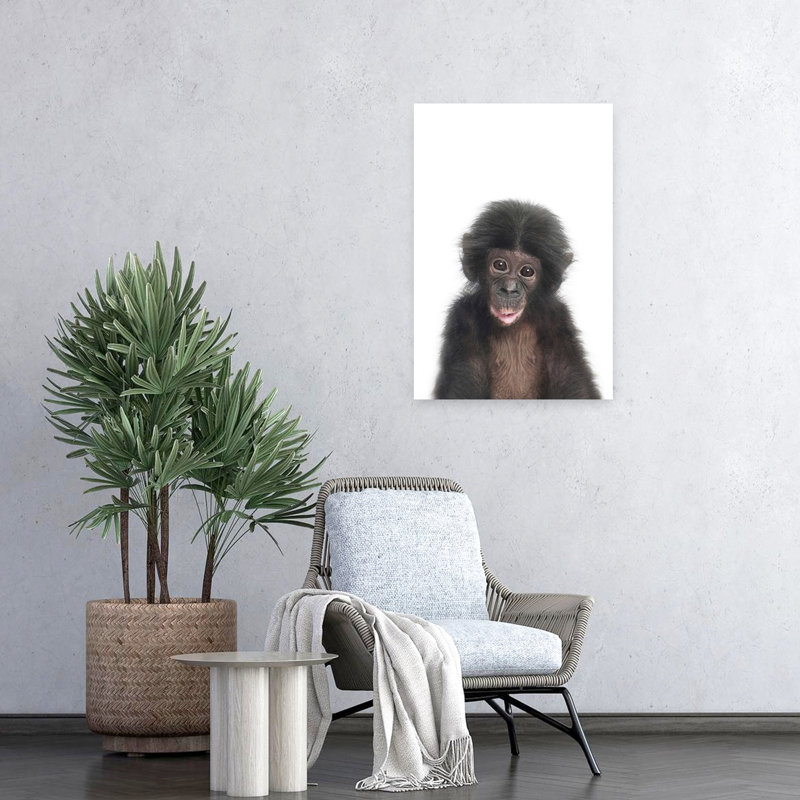Art contemporain singe contemporain, H 24 po x l 16 po
