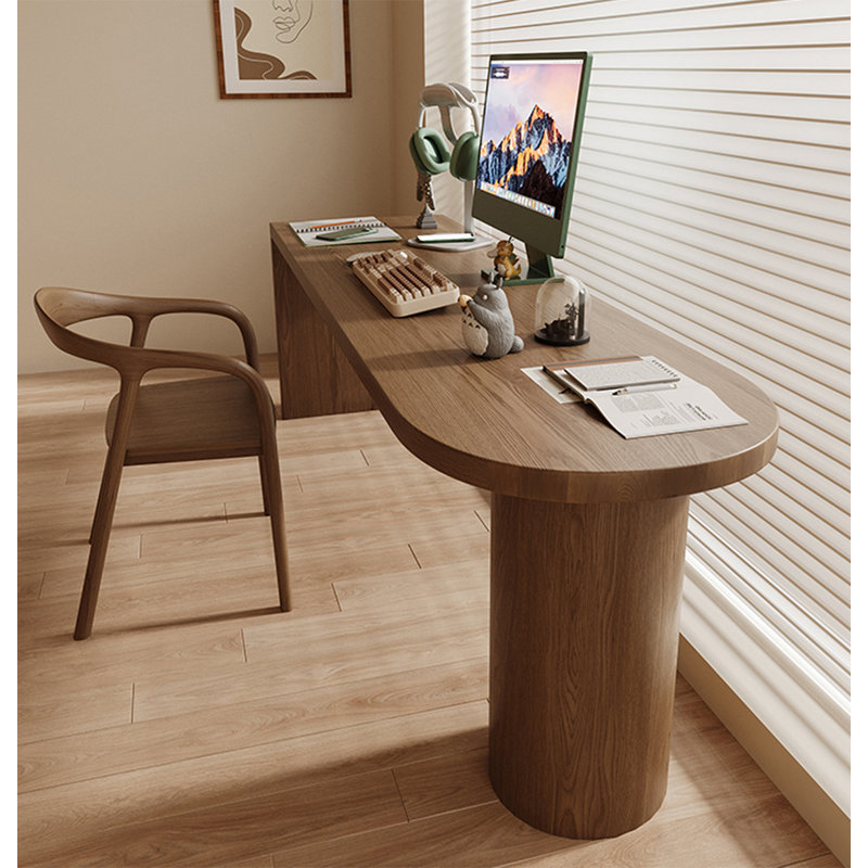 Stella Trek Brown Solid Wood Desk - Rectangular