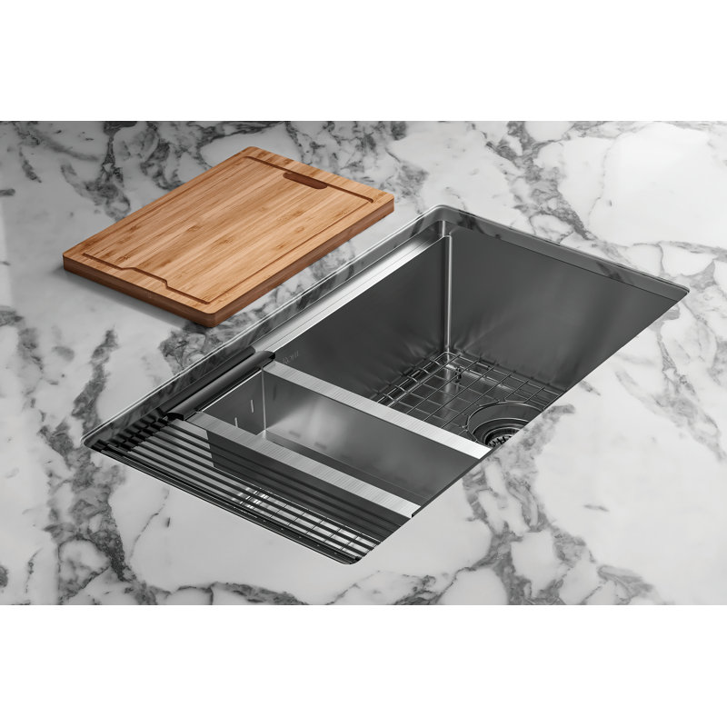 Culinario 33" L x 19" W Undermount with Accessories