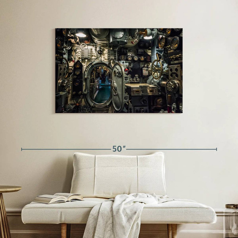 Mait Submarine Control Room, 26" H x 39" W