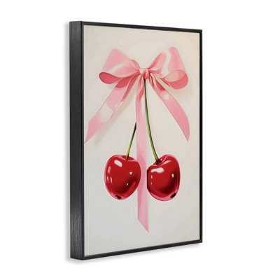 Tied With A Pink Bow Framed Giclee, design by Creative Studio