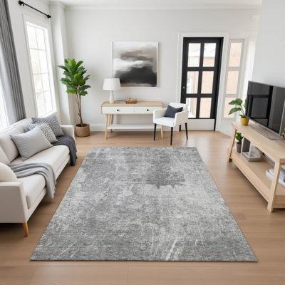 Premium Machine Washable Mayfield AMF2226 Abstract Rug