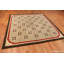 Tapis crocheté antique Antique American