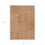 Tapis géométrique lavable intérieur / extérieur 5 pi x 8 pi cuivre