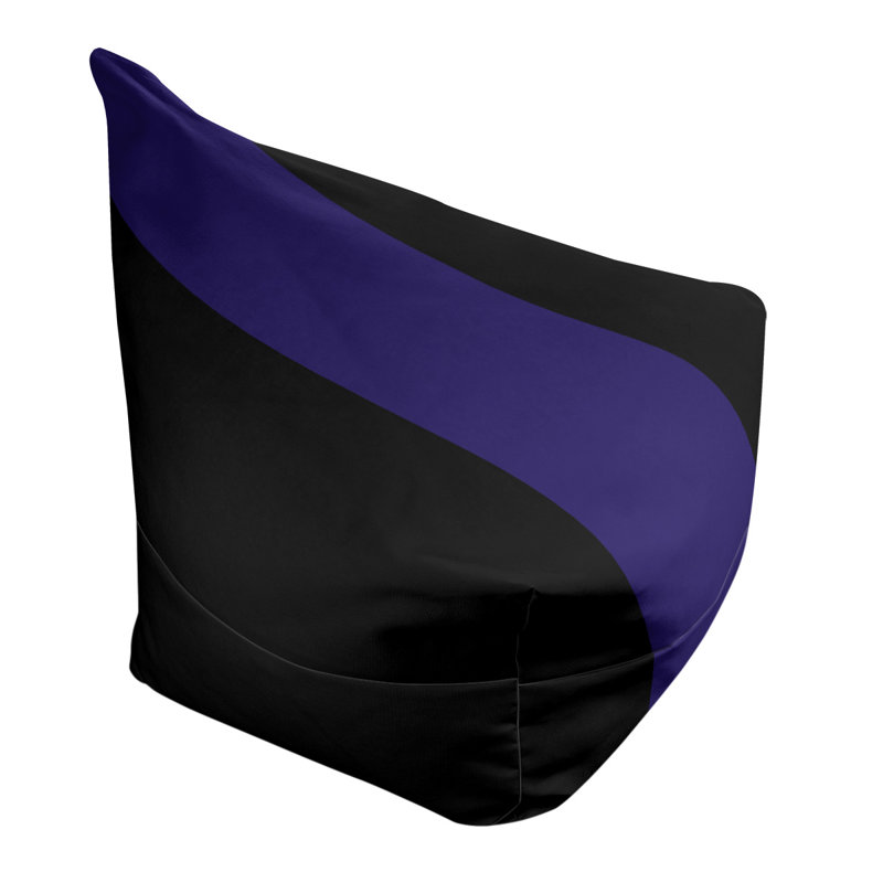 Fauteuil à billes Washington, 31 po x 38 po x 42 po, Noir / mauve / noir