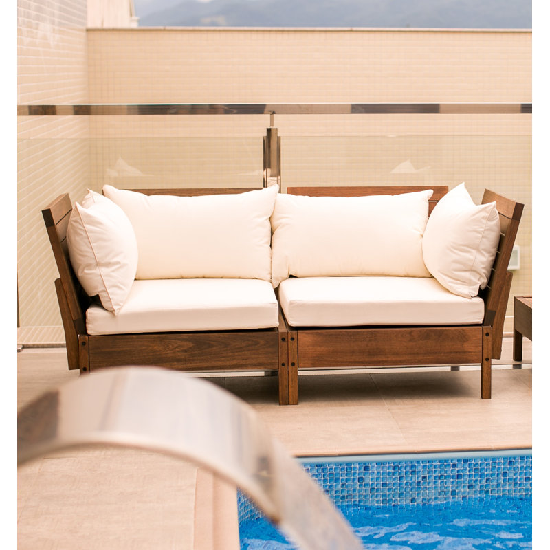 Chaise de patio avec coussins Shorehamby