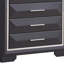 Coffre de rangement G01600-CH, noir