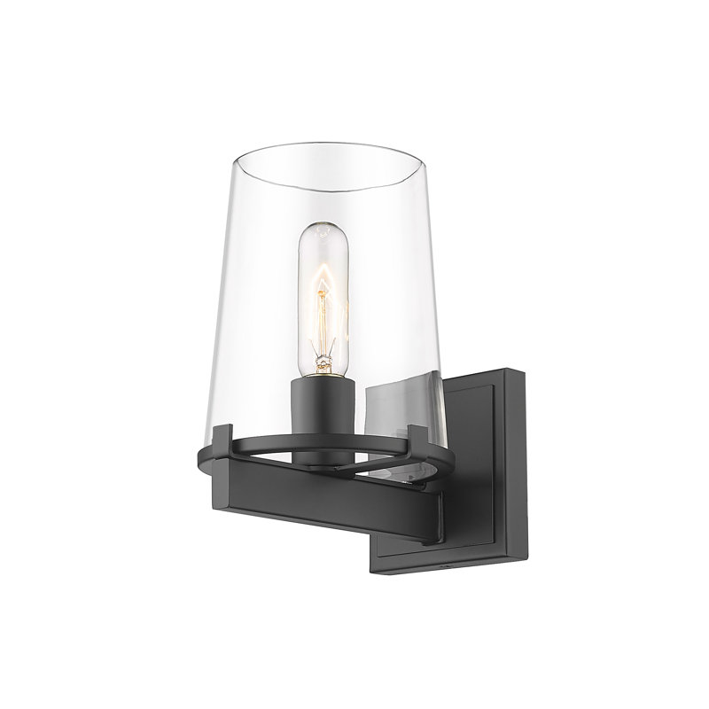 Ahmaud Dimmable Vanity Light, Matte Black