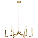 Morghyn 6 - Light Dimmable Empire Chandelier