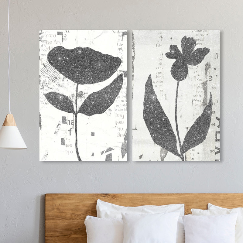 Single Flowers Set Set by Oliver Gal, 30"H x 20"W, Gallery Wrapped