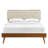 Bridgette Wood Platform Bed with Splayed Legs-234576624-234576627