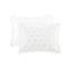 Édredon ultra doux / grand pour 4 pièces avec imprimé métallique, 2 taies décoratives, 1 coussin, envers en microfibre, cœur lavable à la machine, ULM,-128135106-128135104