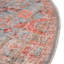 Tapis floral bleu / corail Guzik-60340988