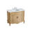 Lunette 42'' Single Bathroom Vanity with Engineered Marble Top-2095945560-2095945558