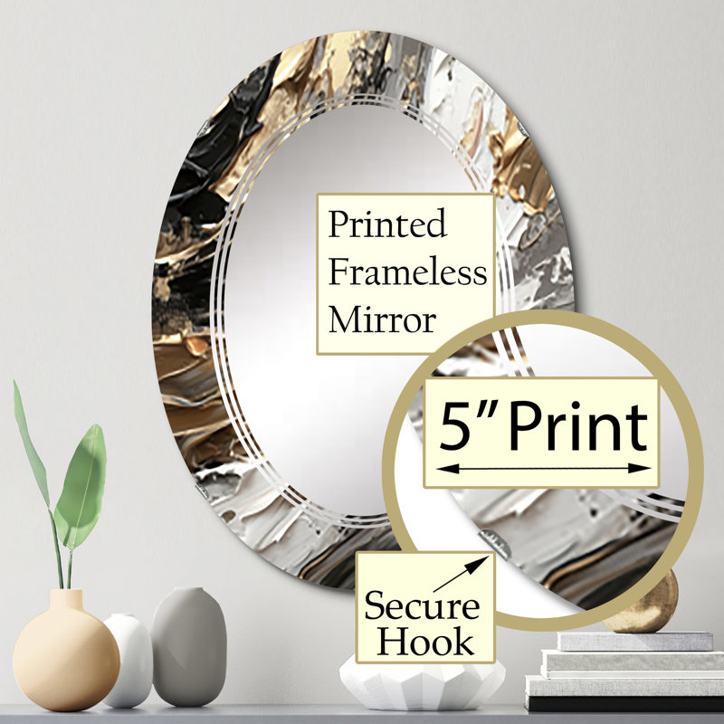 Miroir mural Zynae, 30 po x 20 po