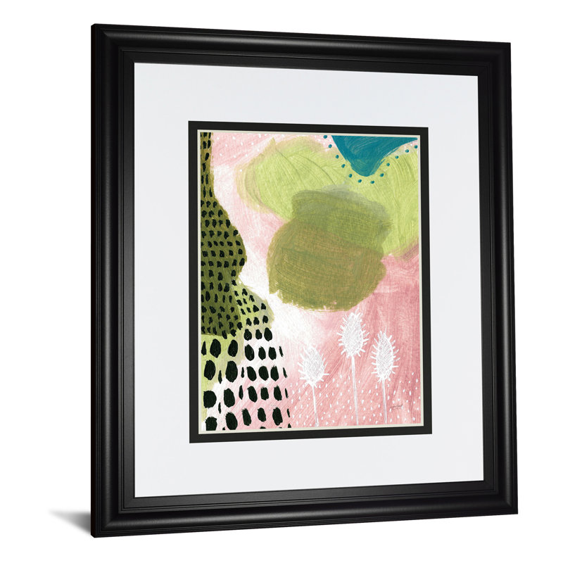 Art mural Abundance II - 34 po x 40 po - Cadre noir