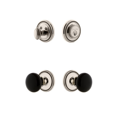 Soleil Knobs with Deadbolt
