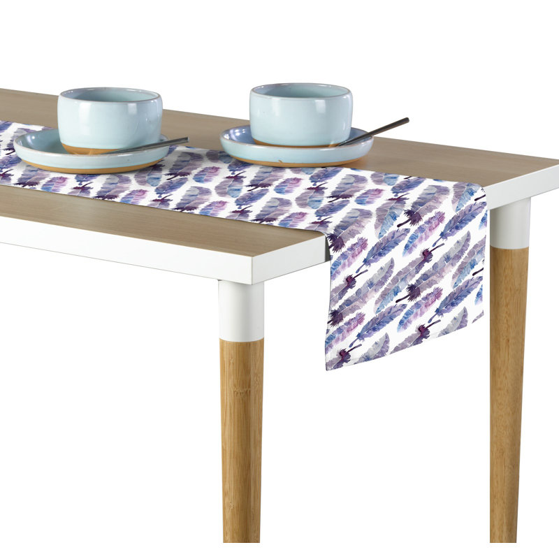 Liesl Geometric Table Runner, 72" L x 12" W