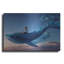  «Riding A Flying Whale» par Ann Klee, art mural en métal, 36 po x 24 po-1370370082