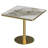Square Modern Dinning Table 31.5 Inches Bistro Table Tulip Table With Faux Marble Top,Easy Assemble,Sturdy Metal Frame Diameter-1229627488