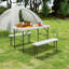2 - Person Patio Dining Set with Rectangular Table