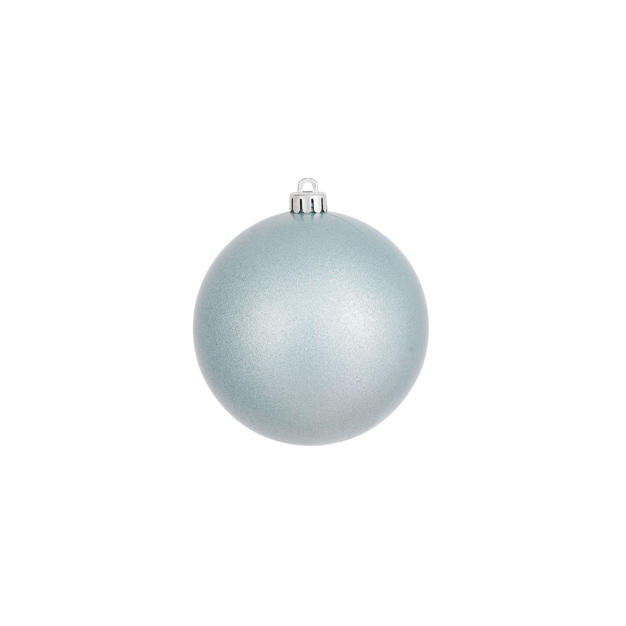 Holiday Décor Ball Ornament, Baby Blue Candy, 4" H x 4" W x 4" D
