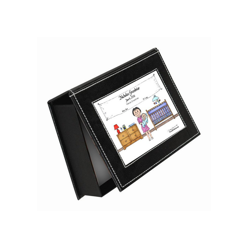 Faux Leather Memory Box