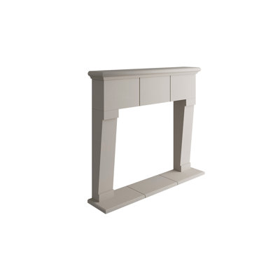 Memphis Cast Stone Fireplace Surround with Bullnose Hearth