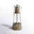 22.95'' H Iron Tabletop Lantern