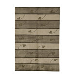 Wool Striped Area Rug