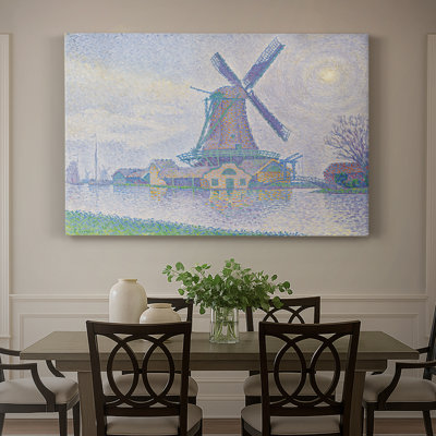 Windmill at Edam-Paul Signac-Gallery Wrapped Canvas-1896