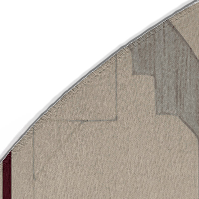 Structural Drift Indoor And Outdoor Area Rug, Round 5'