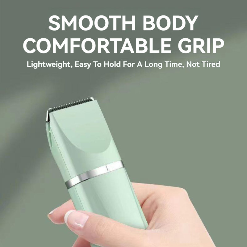 Pets Grooming Set Rechargeable Cordless Paw Trimmer, Green