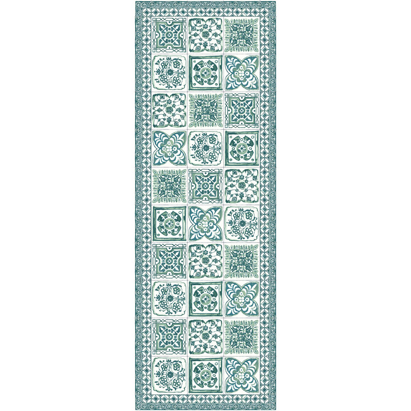 Damon Geometric Area Rug, Runner 78 x 225cm