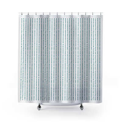 Thora Dots Mid-Century Shower Curtain