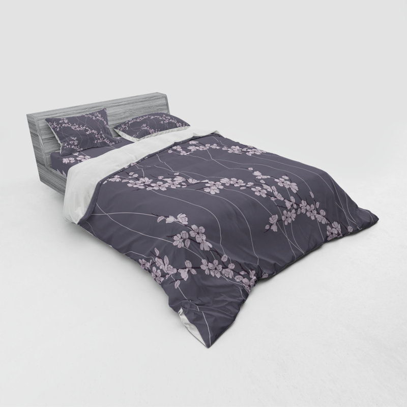 Eclectic Floral Duvet Cover, Queen Duvet Cover + 3 Additional Pieces