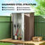 Ayad 2.7 ft. W x 4.6 ft. D Metal Pent Tool Shed
