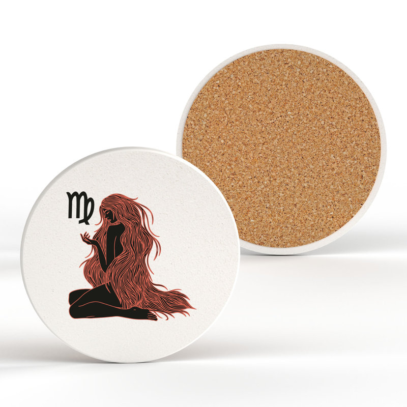 Kana Ceramic Round 1 Piece Coaster