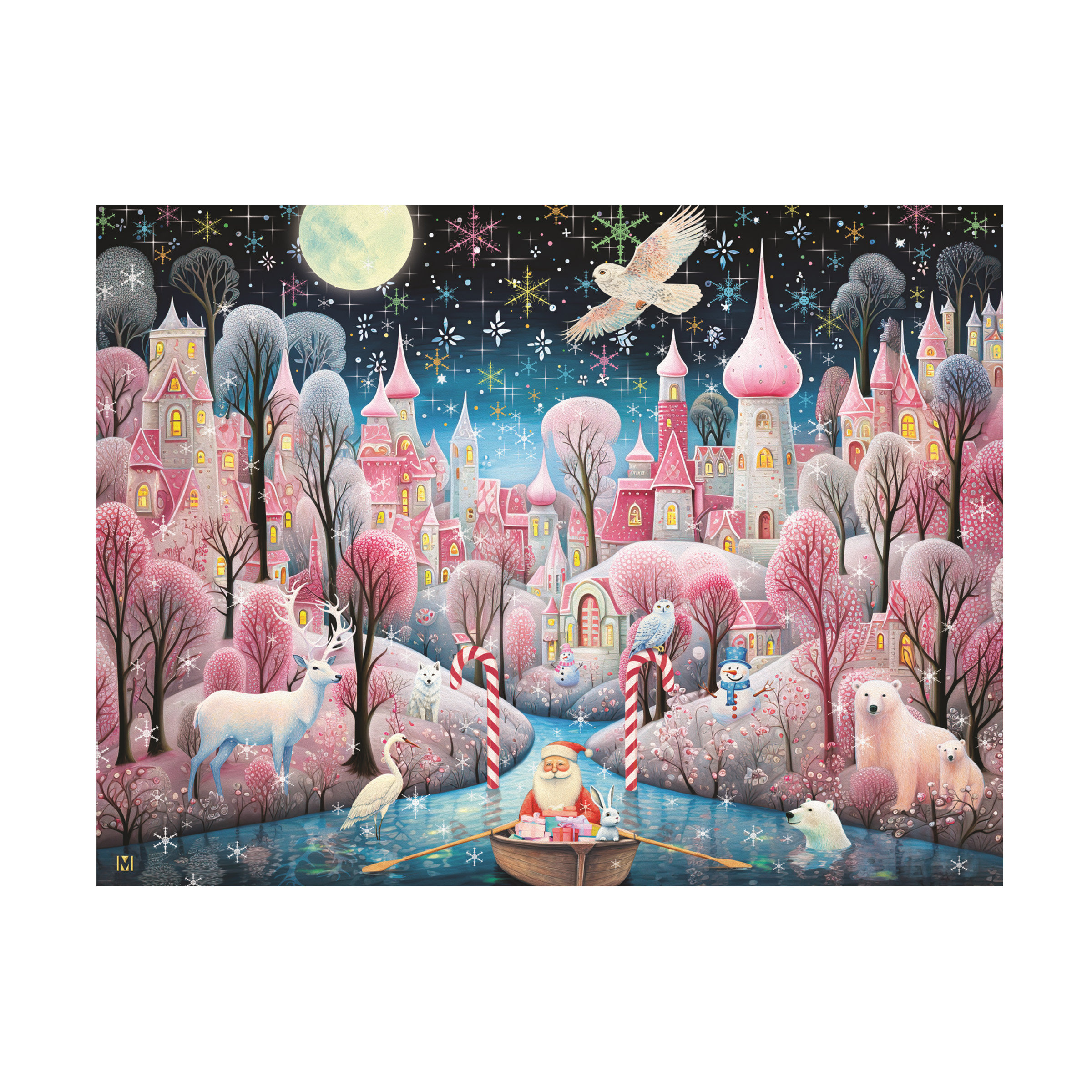 Winston Porter Michael David Ward Christmas Village Canvas Art | Wayfair