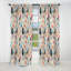 Tribal Dreamscape Feather Motif Boho I - Rideau occultant abstrait Boho - 1 panneaux-107556051