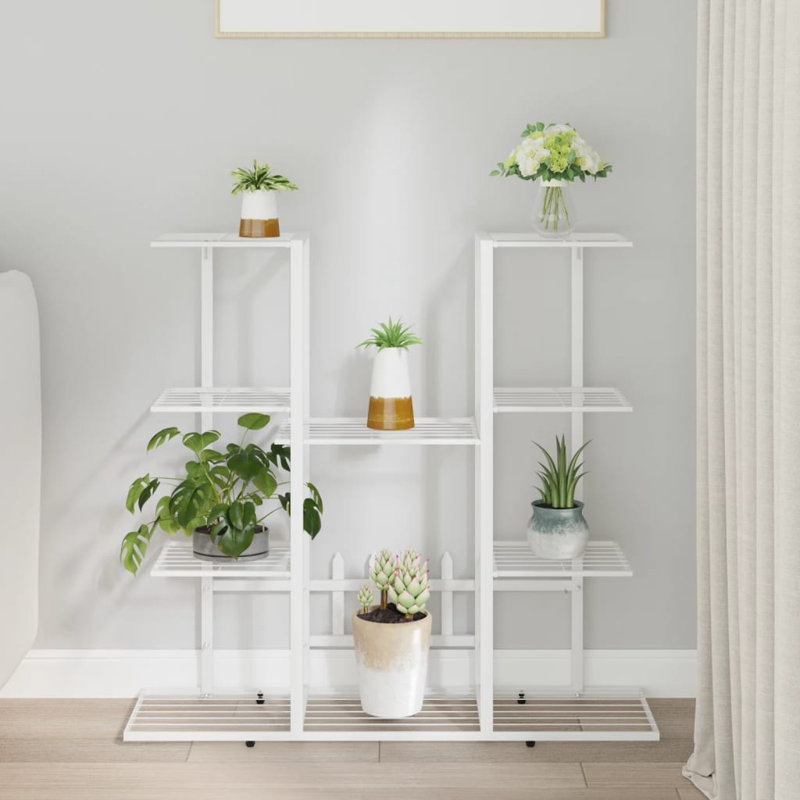 Support pour plante Rayda, Blanc